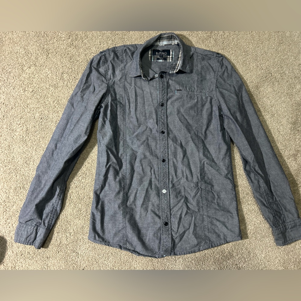 💙Buffalo Slim Fit Shirt size: small